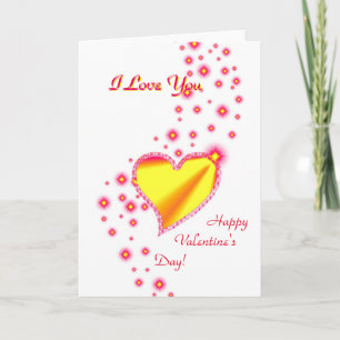 Valentinstag, ich Liebe dich, Regenbogenherz Feiertagskarte
