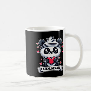 Valentinstag Ich stehle Herzen Panda Bär Cute Lust Kaffeetasse