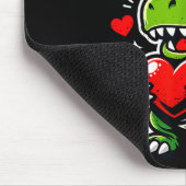 Valentinstag Ich stehle Herzen T-Rex  Mousepad (Ecke)