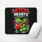 Valentinstag Ich stehle Herzen T-Rex  Mousepad (Mit Mouse)