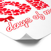 Valentinstag Ich überlebte 67 Tage Dating Lustig Poster (Ecke)