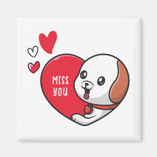 Valentinstag, ich vermisse dich magnet