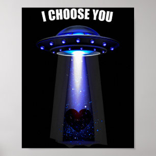 Valentinstag Ich wähle dich Poster