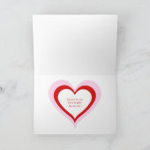 Valentinstag Ihre fleming Nebelfleckastronomie des Karte (Innenseite)