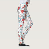 Valentinstag Ikonen Leggings (Rechts)