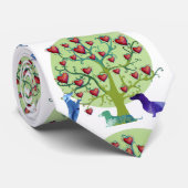 Valentinstag Illustration, Dackeln Krawatte (Gerollt)