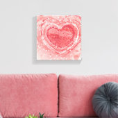 Valentinstag-Illustration Leinwanddruck (Insitu (Wohnzimmer))