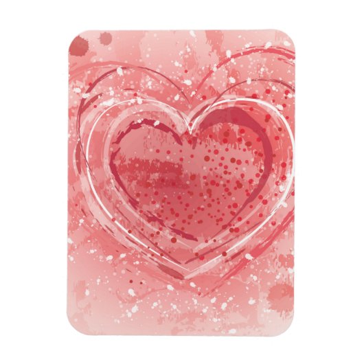 Valentinstag-Illustration Magnet (Vertikal)