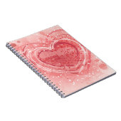 Valentinstag-Illustration Notizblock (Rechte Seite)