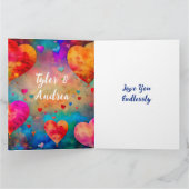 Valentinstag im großen Hübschen Vintagen Herz Karte (Innenseite)