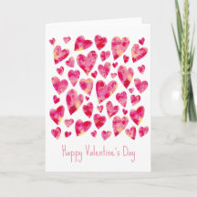 Valentinstag im heißen Rosa Herz