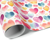 Valentinstag im Himmlischen Herzen Geschenkpapier (Rolleneckpunkt)
