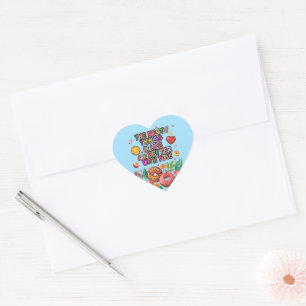 Valentinstag im Klassenzimmer Boho Donuts und Blum Herz-Aufkleber