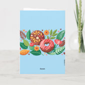 Valentinstag im Klassenzimmer Boho Donuts und Blum Karte (Rückseite)