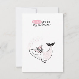 Valentinstag im Unterricht Mitteilungskarte