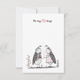 Valentinstag im Unterricht Mitteilungskarte