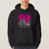 Valentinstag in Boston Hoodie (Vorderseite)