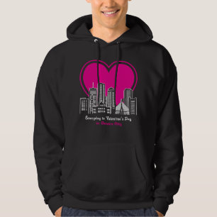 Valentinstag in Boston Hoodie