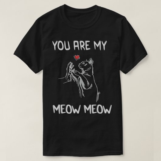 Valentinstag in der Liebe Tierliebhaber Katzen T-Shirt (Design vorne)