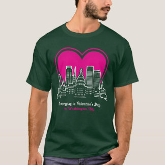 Valentinstag in Washington City Freund T-Shirt