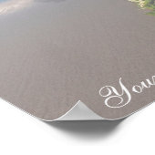 Valentinstag Inspiriert - Herzgestalterische Blume Poster (Ecke)