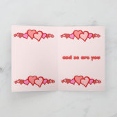 Valentinstag ist dumm feiertagskarte (Innenseite)