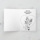 Valentinstag ist stumm feiertagskarte (Innenseite)