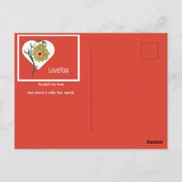 Valentinstag jeden Tag Liebe Dich Gefühl Postkarte