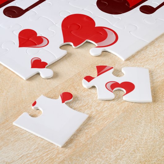 Valentinstag Jigsaw Puzzle (Seite)