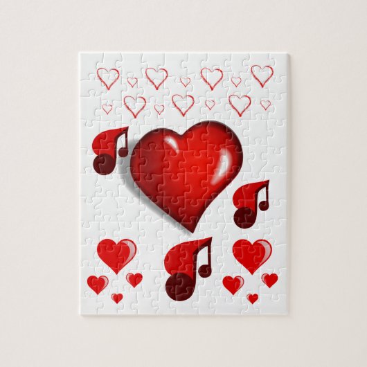 Valentinstag Jigsaw Puzzle (Vertikal)