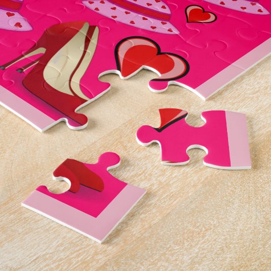 Valentinstag Jigsaw Puzzle (Seite)