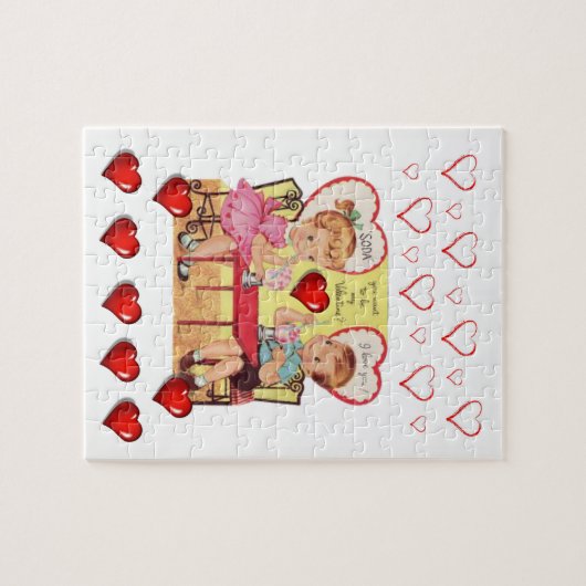 Valentinstag Jigsaw Puzzle (Horizontal)