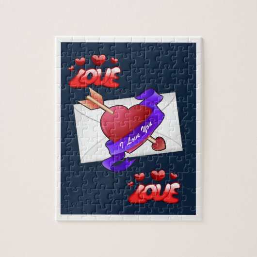 Valentinstag Jigsaw Puzzle (Vertikal)