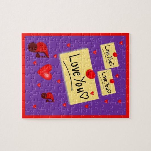 Valentinstag Jigsaw Puzzle (Horizontal)