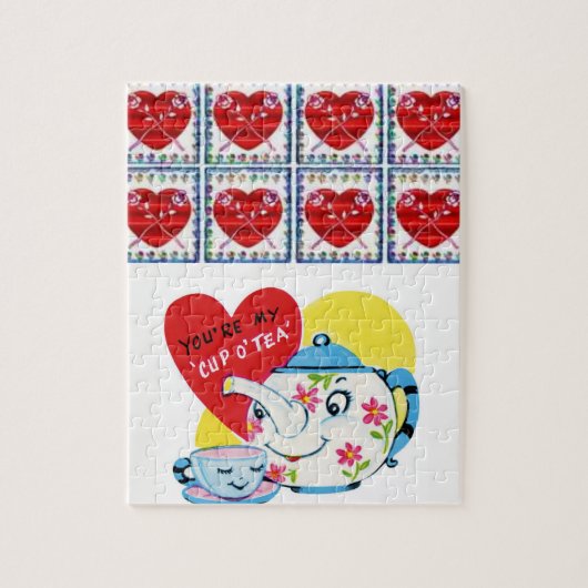Valentinstag Jigsaw Puzzle (Vertikal)