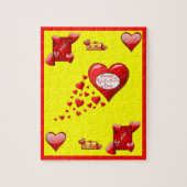 Valentinstag Jigsaw Puzzle (Vertikal)