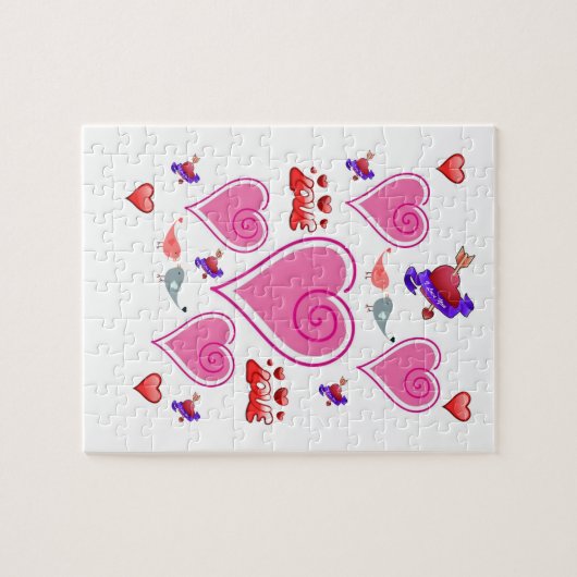Valentinstag Jigsaw Puzzle (Horizontal)