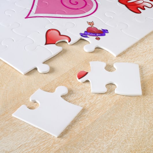 Valentinstag Jigsaw Puzzle (Seite)