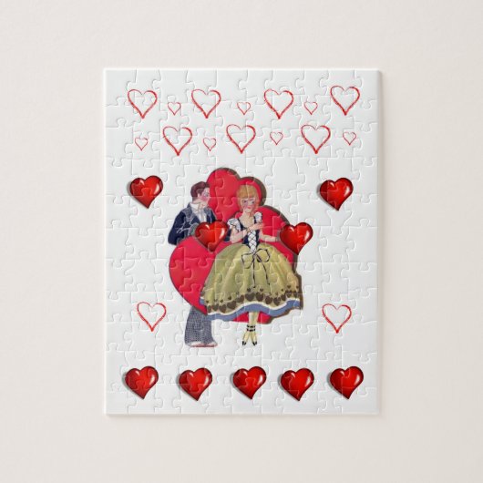 Valentinstag Jigsaw Puzzle (Vertikal)