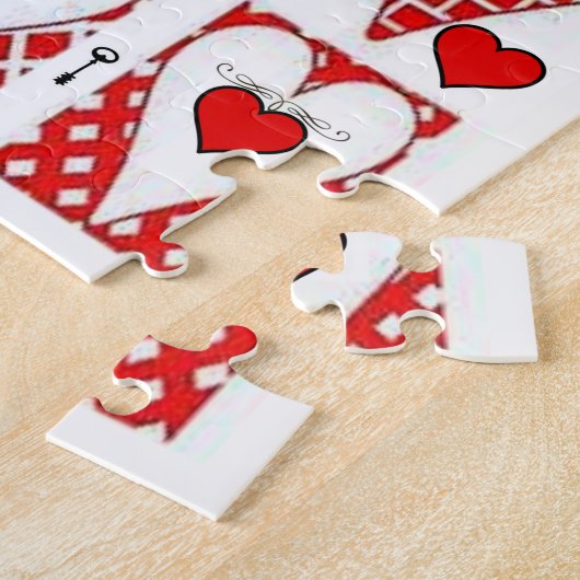 Valentinstag Jigsaw Puzzle (Seite)