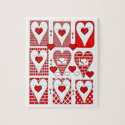 Valentinstag Jigsaw Puzzle (Vertikal)