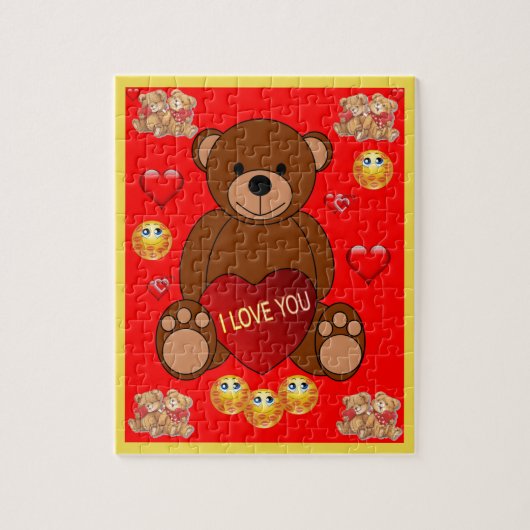 Valentinstag Jigsaw Puzzle (Vertikal)