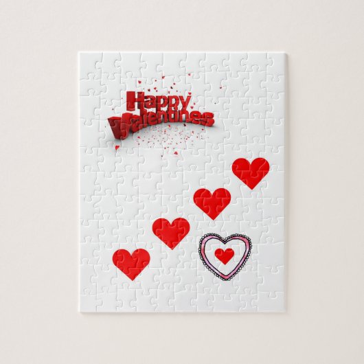 Valentinstag Jigsaw Puzzle (Vertikal)
