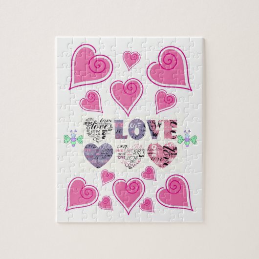 Valentinstag Jigsaw Puzzle (Vertikal)