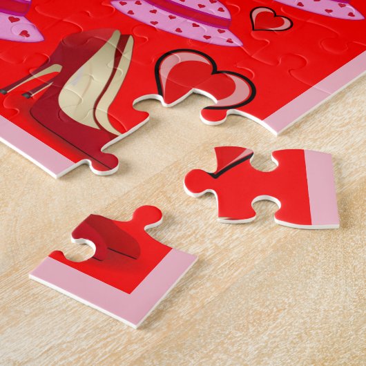 Valentinstag Jigsaw Puzzle (Seite)