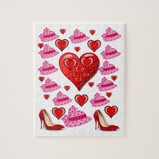 Valentinstag Jigsaw Puzzle (Vertikal)
