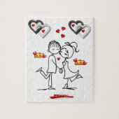 Valentinstag Jigsaw Puzzle (Vertikal)