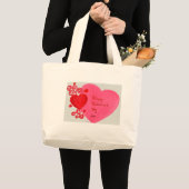 Valentinstag Jumbo Stoffbeutel (Vorderseite (Produkt))