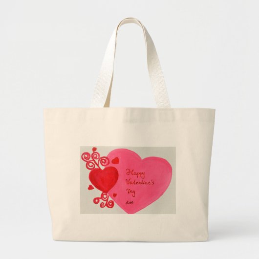 Valentinstag Jumbo Stoffbeutel (Vorne)