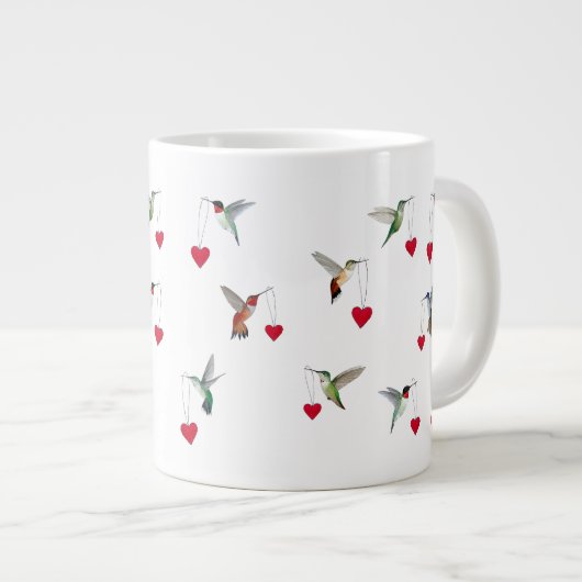 Valentinstag Jumbo-Tasse (Vorderseite Rechts)